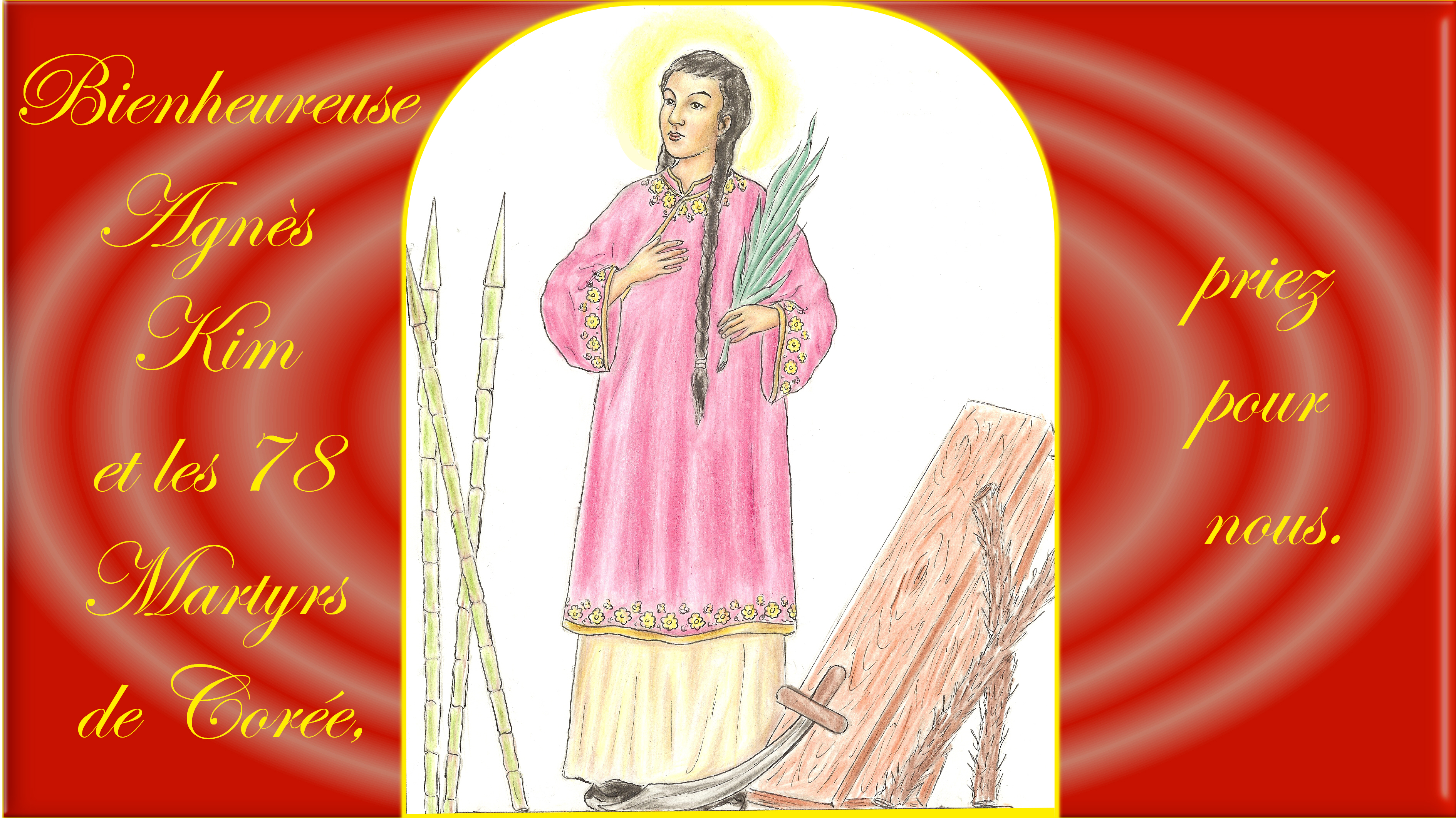 CALENDRIER CATHOLIQUE 2019 (Cantiques, Prières & Images) - Page 9 Bse-agn-s-kim-5695e33